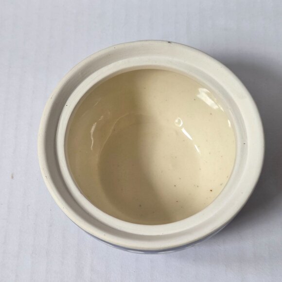 Boleslawiec Polish Pottery Peacock Blue Apple Baker Covered Dish Decor ONLY READ - Picture 9 of 11